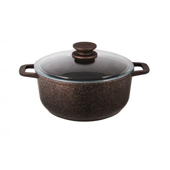 Каструля БІОЛ Brown Granite з кришкою, індукція 3 л (K303IC)