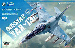 Як-130 збірна пластикова модель літака. 1/48 KITTY HAWK 80157