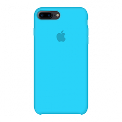 Силіконовий чохол на айфон/iphone 7 plus/8 plus blue блакитний