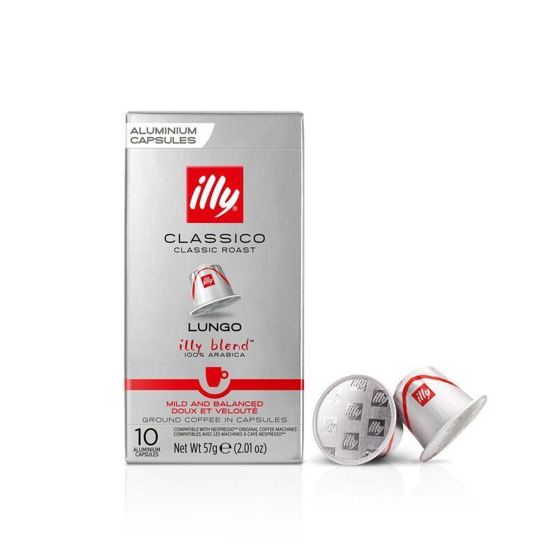 Кава в капсулах Nespresso ILLY Lungo Classic (короб. 10 капсул)
