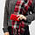 Гаманець жіночий шкіряний червоний компактний Kafa з rfid-блокуванням, фото 9