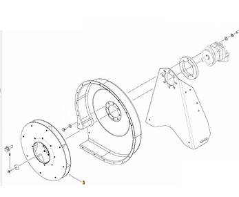 Крильчатка A139606400 Kverneland NG LLS40-412X36, фото 3