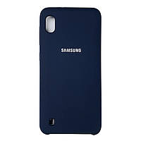 Silicone Case Premium на Samsung A10 / A105 Dark Blue