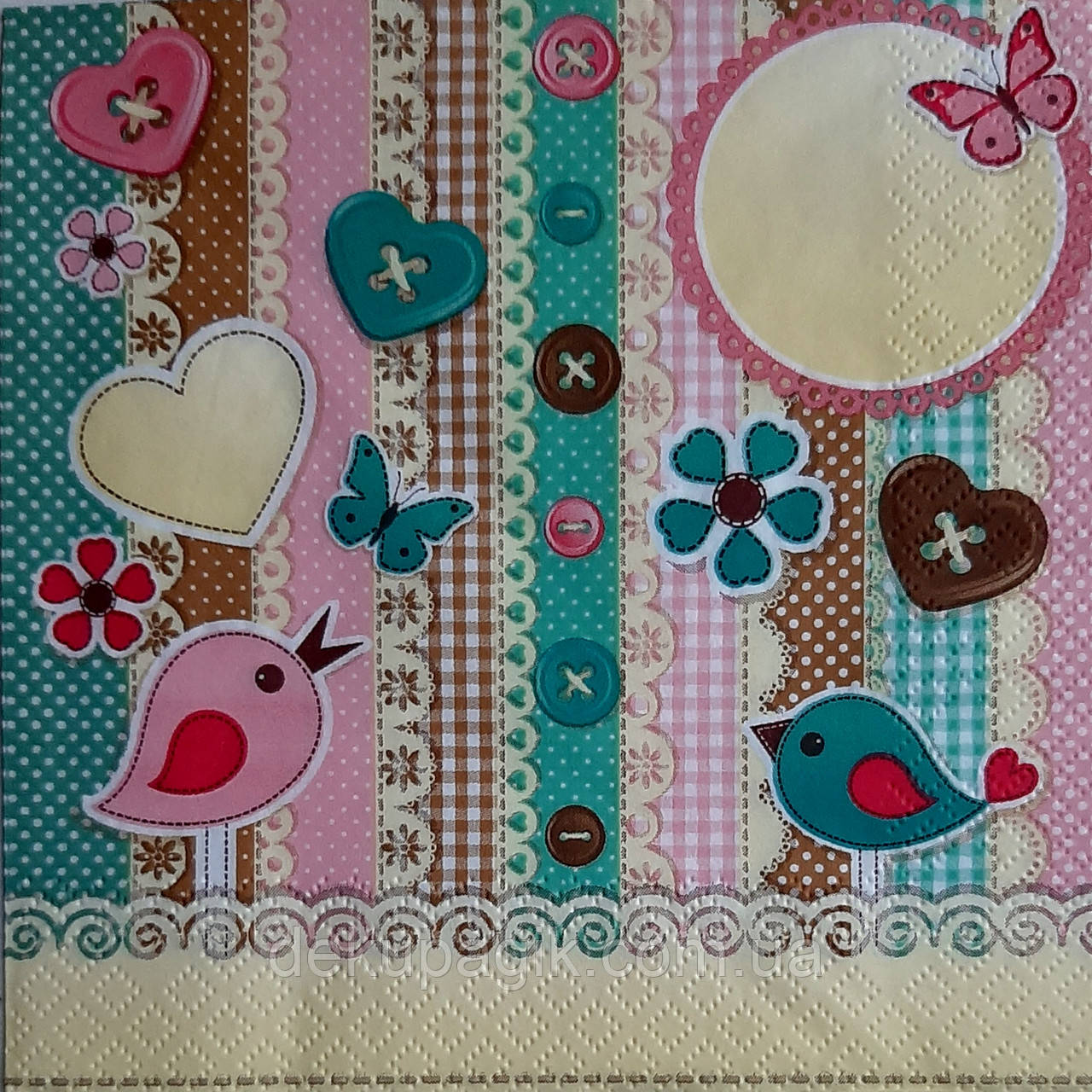 Серветка для декупажу Д-248, 33х33см, фото 1