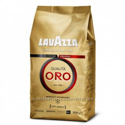 Зернова кава Lavazza Qualita Oro 1 кг ІТАЛІЯ 100%