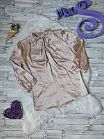 Блуза Mango жіноча кремова шовк розмір 42-44