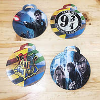 Медальки/медали "Гарри Поттер" картонные тематические (10шт.) малотиражные-