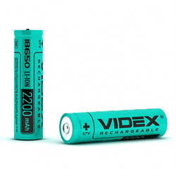 Акумулятор Videx 18650 Li-ion 2200mAh 3.7V