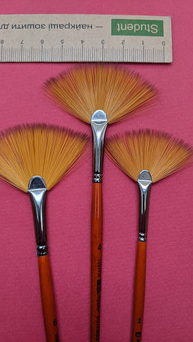 Купить Кисть синт. веерная 1097FN №6 Carrot Art Master, цена 68 грн ...