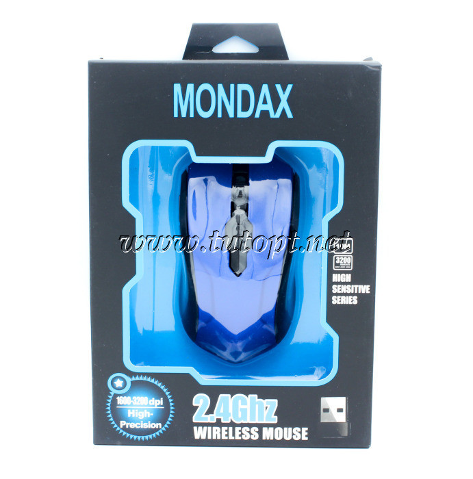 Мышь Mondax Blue Black Light Mouse