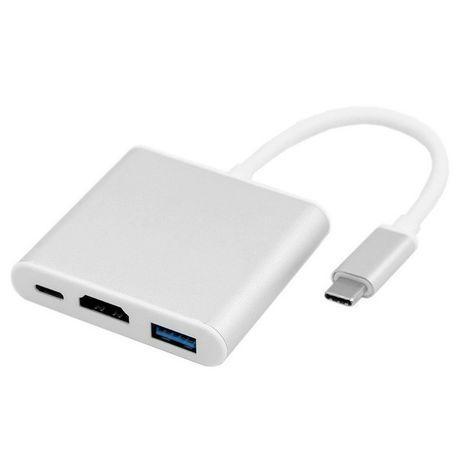 Адаптер Protech Multiport Adapter USB 3.1 Type-C - USB 3.1 Type C/HDMI/USB 3.0