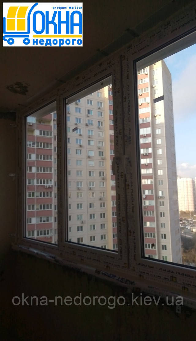 Скління лоджії в Києві на пр. Григоренко 14 Скління лоджії в Києві на пр. Петра Григоренка 14