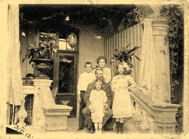 Сім'я Еміля Бургарда в Одесі, 8 червня 1912 року