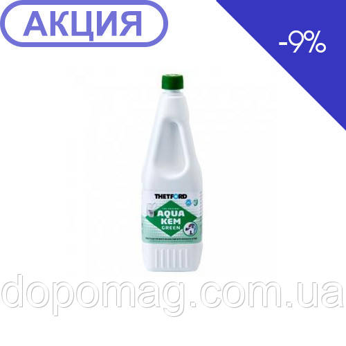 Зетфорд Зелена Aqua Kem Green Засіб рідкий для біотуалетів 1,5 л