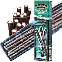 Шоколад черный с мятой Chocolate Sticks Mint Flavour Maitre Truffout 75 г Австрия