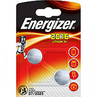 F1-01020, Литиевые батарейки Energizer CR 2016 Lithium, 3V, 2 шт