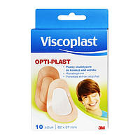 Viscoplast Opti-Plast - офтальмологические пластыри, 82 х 57 мм, 10 шт.