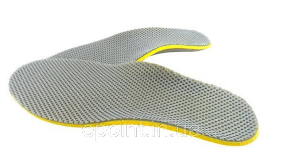 Ортопедична каркасна устілка, п'ятковий амортизатор, чоловічі, універсальний розмір, фото 1