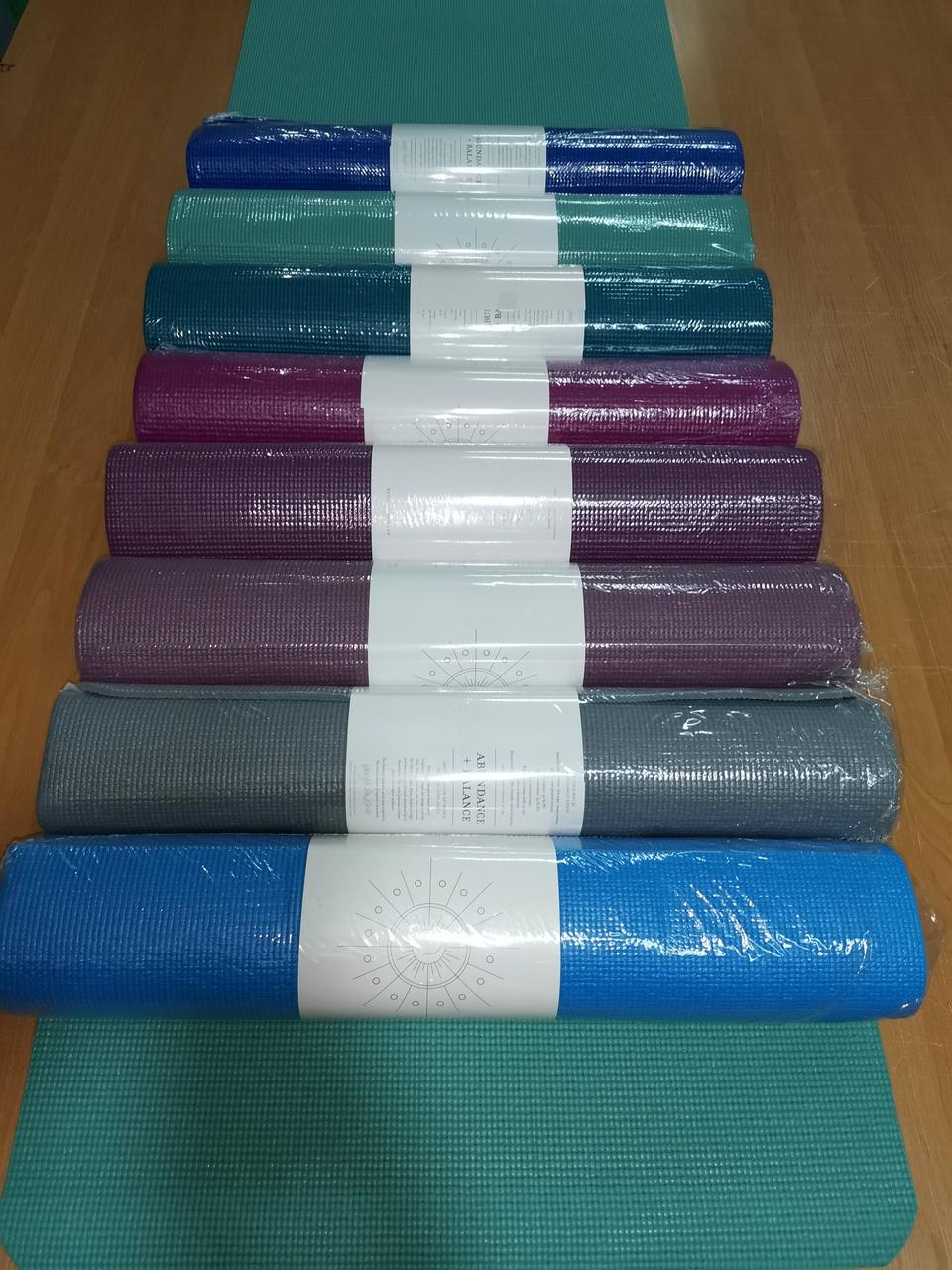 Килимок для йоги BT-SG-0005 PVC 6 мм 173*61см, фото 1