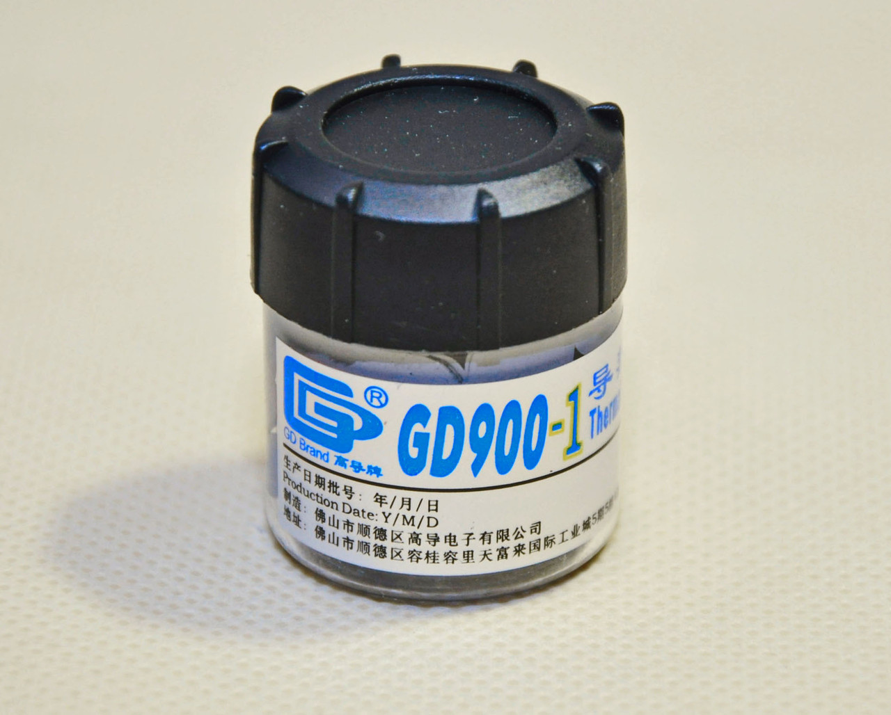Термопаста GD900-1 30 г-CN сіра 6 W/mK зі сріблом для процесора відеокарти термопрокладка, фото 1