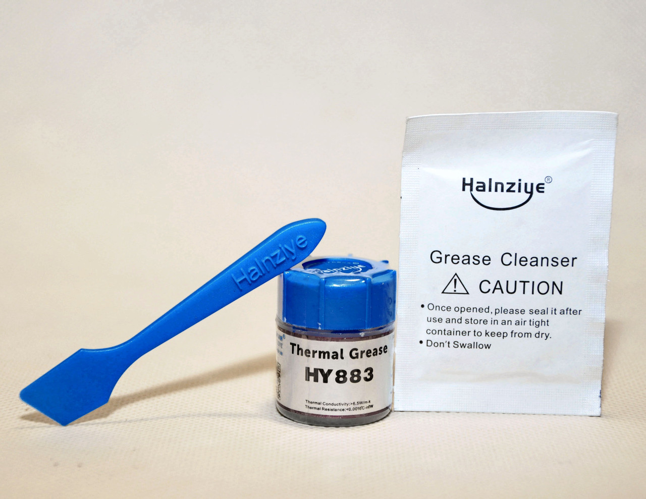 Термопаста Halnziye HY883 — 20 г — 6,5 W/m·K — банка (BN) — карбонова, фото 1