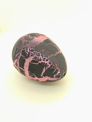 Яйце з динозавром Орбіз (з гідрогелю, растушка) чорно-рожеве 4,5x6 см, фото 2