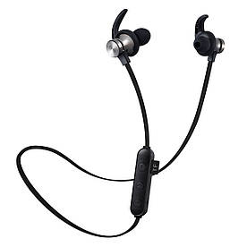 Бездротові спортивні Bluetooth 4.1 навушники-гарнітура Wireless XT-22 для бігу, фітнесу, спорту чорні