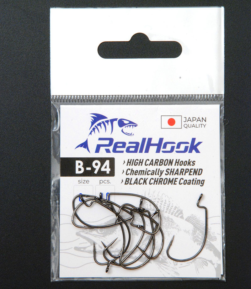 Офсетний гачок RealHook B-94 #1 (5шт/уп), фото 1