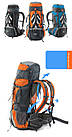 Рюкзак трекінговий Naturehike 70 NH70B070-B mediterranean blue, фото 4