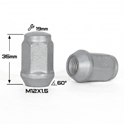ГАЙКА КОНУС DACROMET М12мм*1.5 мм L35