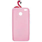 Чехол Cartoon 3D Case для Huawei P8 Lite 2017 / Honor 8 Lite Фламинго, фото 2