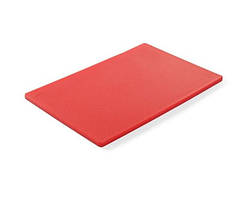 Дошка обробна HACCP 450x300x12,7 мм шершава червона Hendi