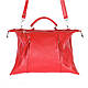 Жіноча шкіряна сумочка 52 червона, фото 4