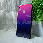 Силіконовий чохол Samsung A20 2019 "Градієнт" Фіолетовий (violet), фото 4
