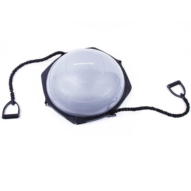 Напівсфера для фітнесу з еспандерами 60 см Iron Master IR97422-S, фото 1