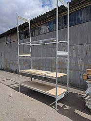 Складаний стелаж-бу. Стелаж поличний бу. Стелаж для зберігання бу