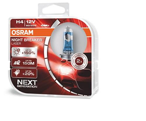 Osram Night Breaker Laser H4 +150%