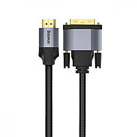 Кабель HDMI to DVI Baseus (4KHD Male to DVI Male) Adapter 1m