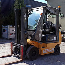Газовий вилковий навантажувач 1,8 тонн Nissan P1D1A18LT б/у, фото 2
