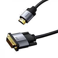 Кабель HDMI to DVI Baseus (4KHD Male to DVI Male) Adapter 2m