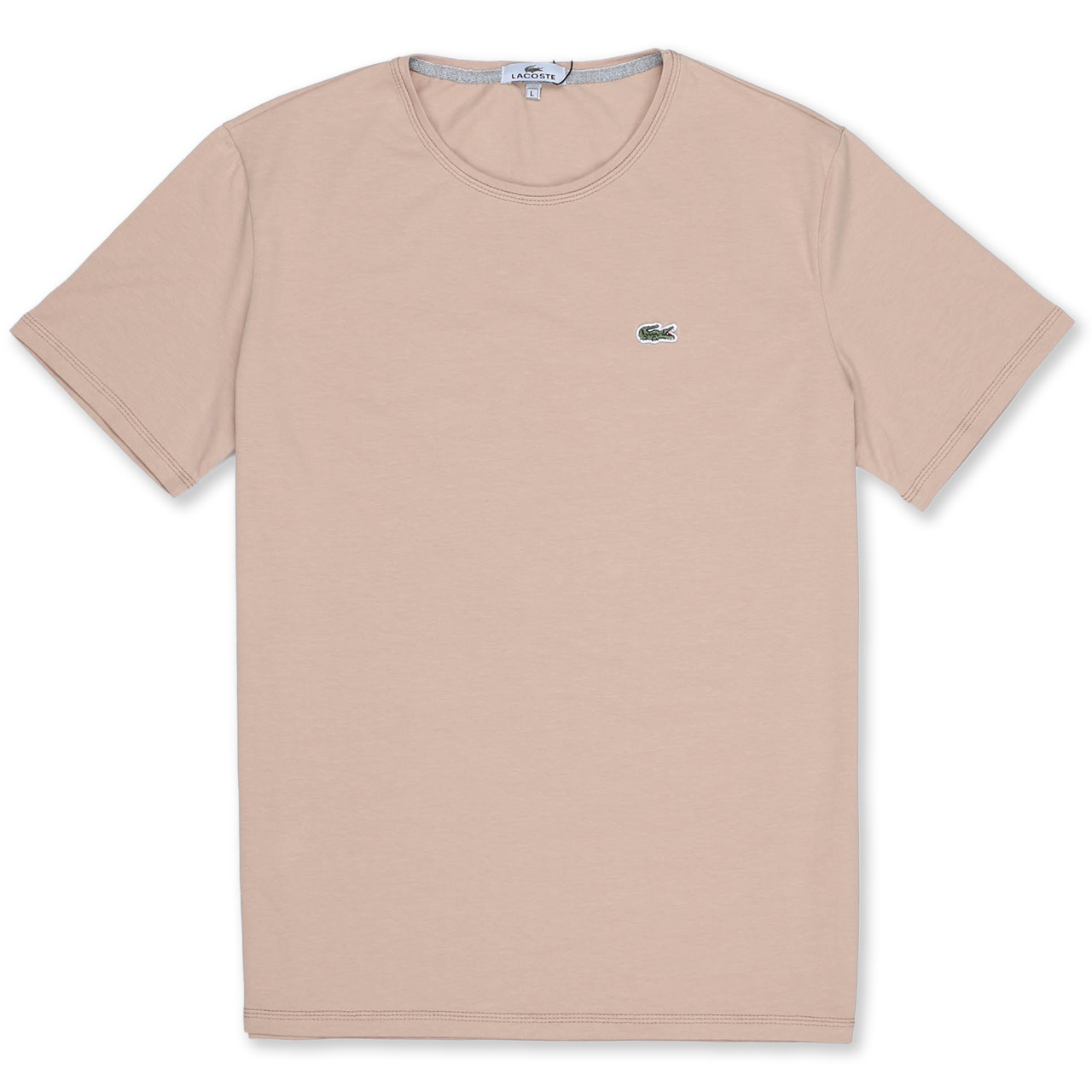 Футболка чоловіча камел LACOSTE з патчем Ф-10 CAM XXL(Р) 20-819-020, фото 1