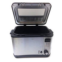 Фритюрниця 2в1 Silver Crest SEF3 2000 B1 4 л Сріблясто-чорний, фото 5