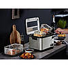 Фритюрниця 2в1 Silver Crest SEF3 2000 B1 4 л Сріблясто-чорний, фото 6