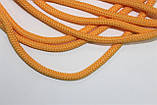 Шнур круглий м'який поліестер 5мм жовтий моток 200м, фото 2