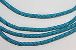Шнур круглий м'який поліестер 5мм морська хвиля моток 200м, фото 2