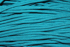 Шнур круглий м'який поліестер 5мм морська хвиля моток 200м