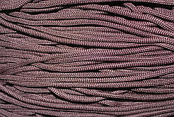 Шнур круглий м'який поліестер 5мм темно-коричневий моток 200м