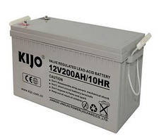 Акумуляторна батарея Kijo JDG 12 V 200 Ah GEL (200А година/12В)