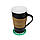 Керамічна чашка з кришкою Starbucks memo, фото 3