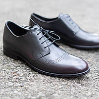 Мужские туфли черно бордовые 39 - 45 размер